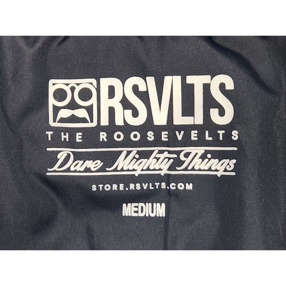 RSVLTS Windbreaker Jacket Men's M Red White Blue Full Zip USA America Patriotic - Picture 3 of 10